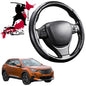 Black Samurai Segmented Steering Wheel Cover for Peugeot 2008 SUV 2012 - 2019 (A94)
