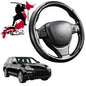 Black Samurai Segmented Steering Wheel Cover for Porsche Cayenne 2002 - 2010 9PA, 9PA Facelift