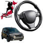 Black Samurai Segmented Steering Wheel Cover for Renault KANGOO 2021 - Current X61 Facelift