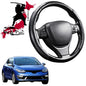 Black Samurai Segmented Steering Wheel Cover for Renault Megane 2008 - 2016 Hatch