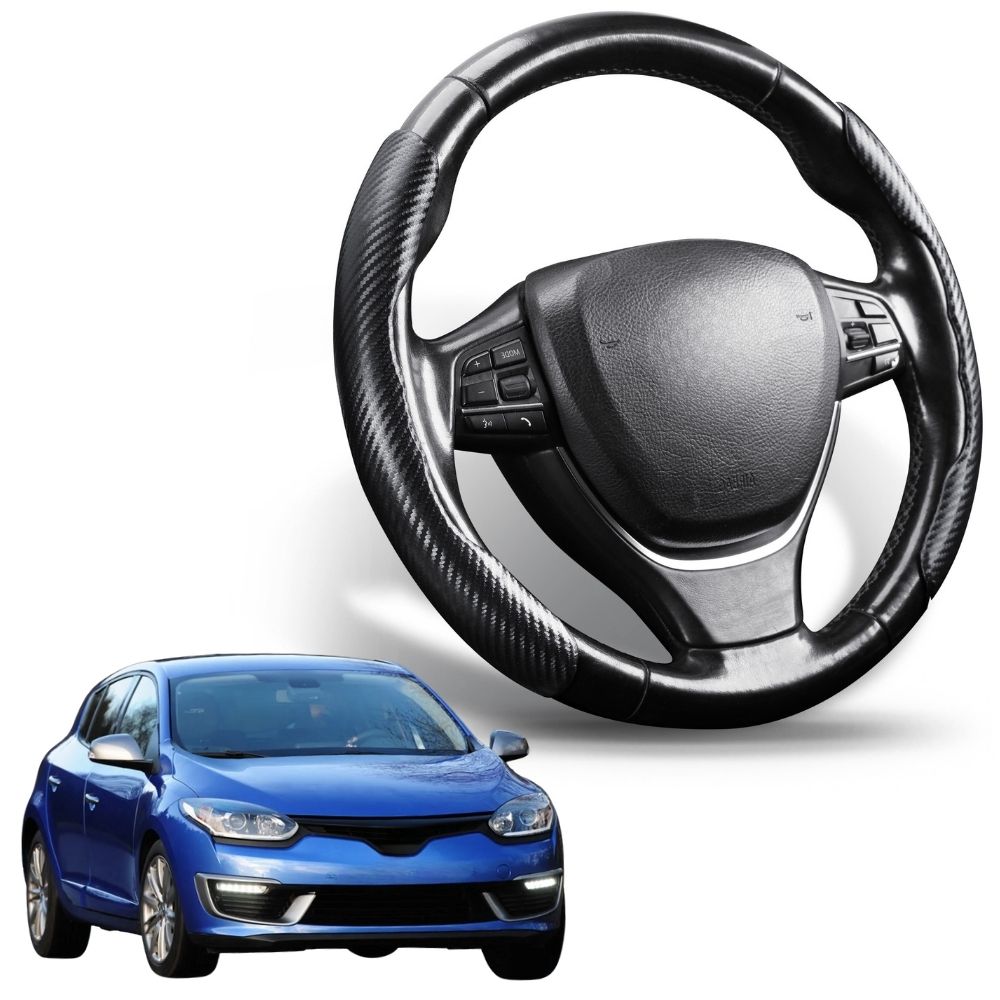 Segmented Steering Wheel Cover for Renault Megane 2008 - 2016 Hatch