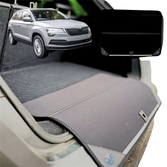 Rear Cargo Boot Bumper Protector for Skoda Karoq 2017 - Current NU - XL (98 x 55) - Black