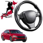 Black Samurai Segmented Steering Wheel Cover for Skoda Octavia 2020 - Current NX