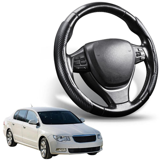 Segmented Steering Wheel Cover for Skoda Superb 2008 - 2015 (B6, Typ 3T)