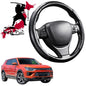 Black Samurai Segmented Steering Wheel Cover for SsangYong Korando 2019 - Current C300