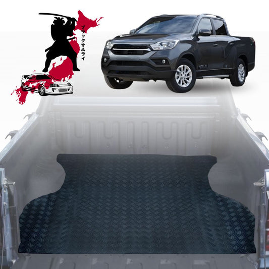 Black Samurai UTE Tub Mat Tray Liner for SsangYong Musso 2018 - Current Q200