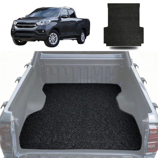Honeycomb UTE Tub Mat Tray Liner for SsangYong Musso 2018 - Current Q200 - Black