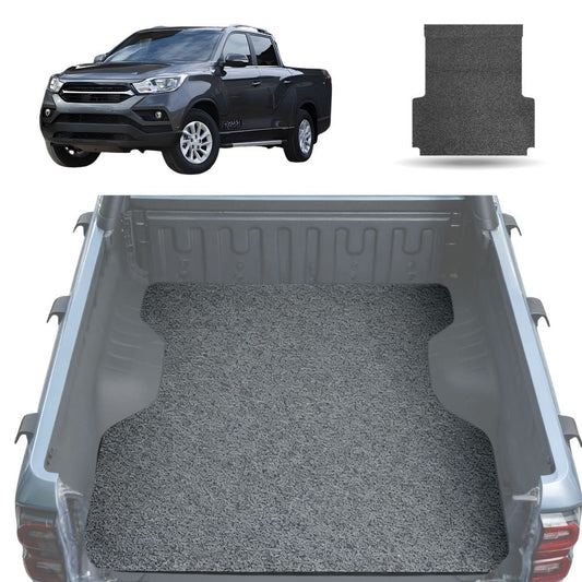Honeycomb UTE Tub Mat Tray Liner for SsangYong Musso 2018 - Current Q200 - Grey