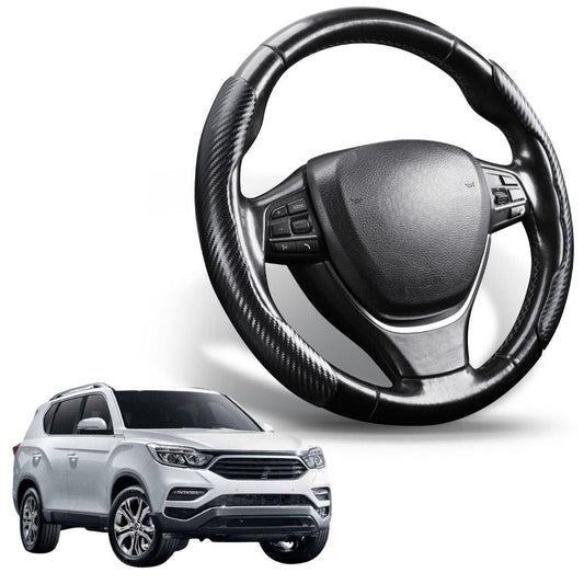 Segmented Steering Wheel Cover for SsangYong Rexton 2017 - Current Y290, Y400, Y450