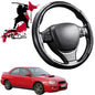 Black Samurai Segmented Steering Wheel Cover for Subaru Impreza 2000 - 2007 GD, GG, GG Facelift