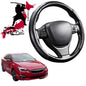 Black Samurai Segmented Steering Wheel Cover for Subaru Impreza 2016 - Current G4, G5