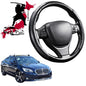 Black Samurai Segmented Steering Wheel Cover for Subaru Liberty 2015 - 2020 6GEN