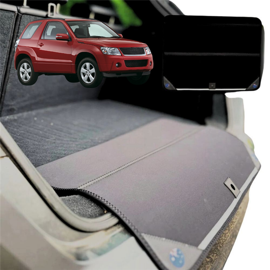 Rear Cargo Boot Bumper Protector for Suzuki Grand Vitara 2005 - 2015 (3-Door) - XL (98 x 55) - Black
