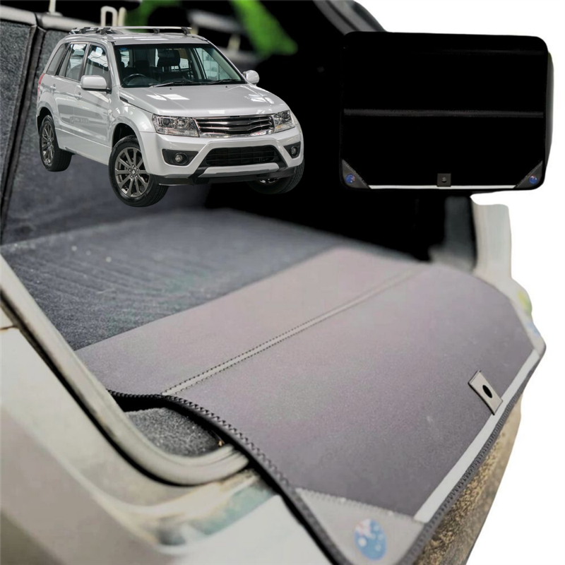 Rear Cargo Boot Bumper Protector for Suzuki Grand Vitara 2015 - 2019 JT - XL (98 x 55) - Black