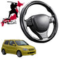 Black Samurai Segmented Steering Wheel Cover for Suzuki Ignis 2001 - 2016