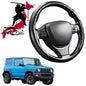 Black Samurai Segmented Steering Wheel Cover for Suzuki Jimny 1981 - 1998 (SJ30/SJ40/JA/JB)