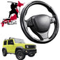 Black Samurai Segmented Steering Wheel Cover for Suzuki Jimny XL Auto 2023 - Current (GLX)