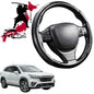 Black Samurai Segmented Steering Wheel Cover for Suzuki S-Cross 2014 - 2021 JY