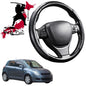 Black Samurai Segmented Steering Wheel Cover for Suzuki Swift 2004 - 2010 (Manual)