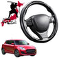 Black Samurai Segmented Steering Wheel Cover for Suzuki Swift 2017 - 2024 (FZ, AZ)