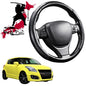 Black Samurai Segmented Steering Wheel Cover for Suzuki Swift Sport 2012 - 2017 (FZ)