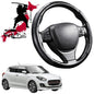 Black Samurai Segmented Steering Wheel Cover for Suzuki Swift Sport 2017 - Current (AZ)