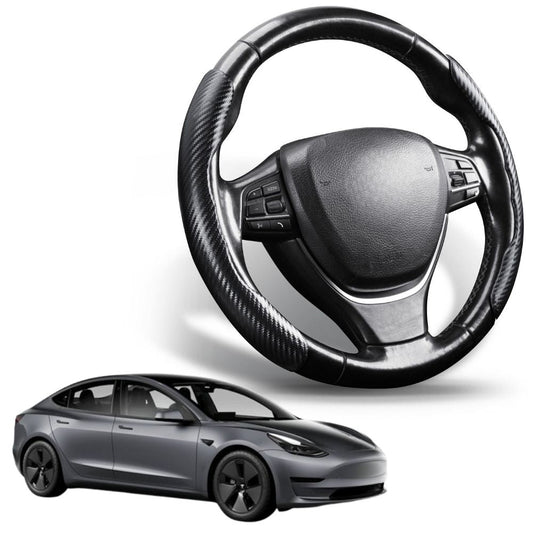 Segmented Steering Wheel Cover for Tesla Model 3 2017 - 2023