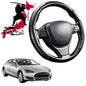 Black Samurai Segmented Steering Wheel Cover for Tesla Model S 2014 - 2021