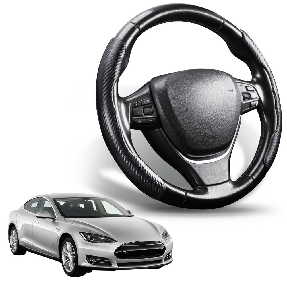 Segmented Steering Wheel Cover for Tesla Model S 2014 - 2021