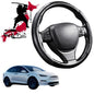 Black Samurai Segmented Steering Wheel Cover for Tesla Model X 2015 - Current