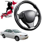 Black Samurai Segmented Steering Wheel Cover for Toyota Camry 2002 - 2006 (XV30)