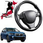 Black Samurai Segmented Steering Wheel Cover for BMW iX3 2022 - Current (G08)