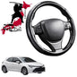 Black Samurai Segmented Steering Wheel Cover for Toyota Corolla 2018 - Current Hatch