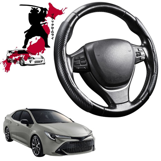 Black Samurai Segmented Steering Wheel Cover for Toyota Corolla 2019 - Current Sedan