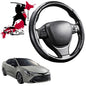 Black Samurai Segmented Steering Wheel Cover for Toyota Corolla 2019 - Current Sedan