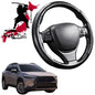 Black Samurai Segmented Steering Wheel Cover for Toyota Corolla Cross 2020 - Current (XG10)