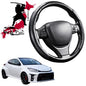 Black Samurai Segmented Steering Wheel Cover for Toyota GR Yaris 2021 - Current