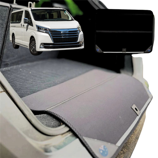 Rear Cargo Boot Bumper Protector for Toyota Granvia 2019 - Current - XL (98 x 55) - Black