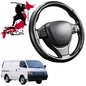 Black Samurai Segmented Steering Wheel Cover for Toyota HiAce Commuter 1989 - 2005