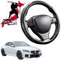Black Samurai Segmented Steering Wheel Cover for BMW M2 2023 - Current (G87)