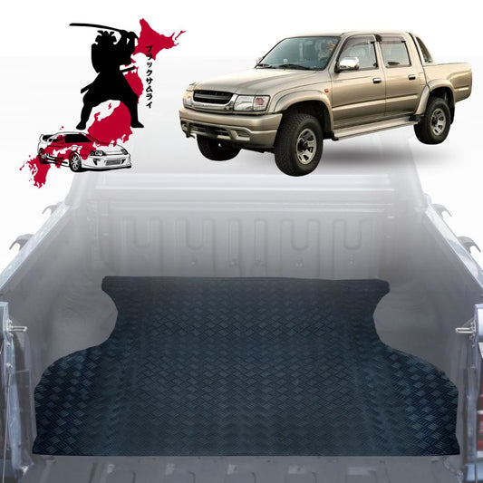 Black Samurai UTE Tub Mat Tray Liner for Toyota Hilux Double Cab 1997 - 2005