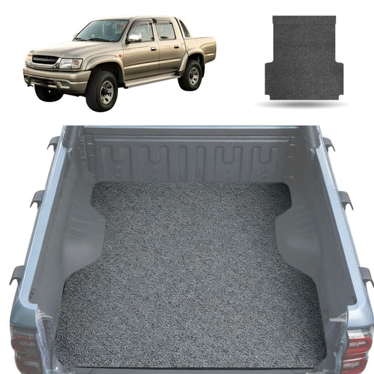 Honeycomb UTE Tub Mat Tray Liner for Toyota Hilux Double Cab 1997 - 2005 - Grey