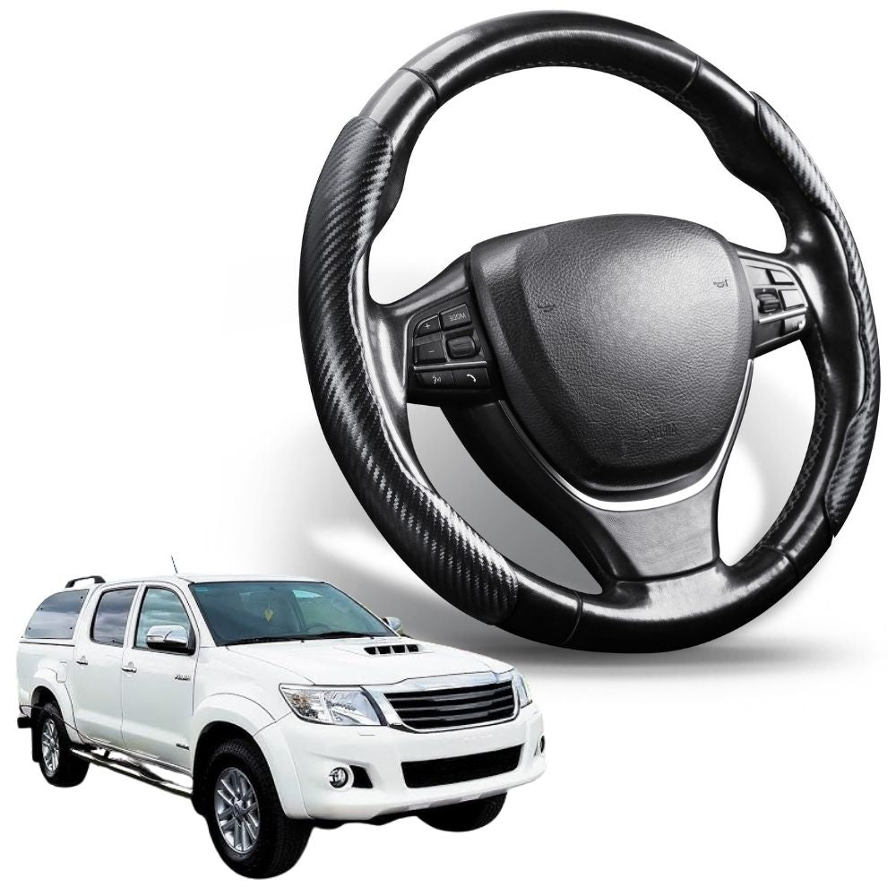 Segmented Steering Wheel Cover for Toyota Hilux Double Cab 2005 - 2015