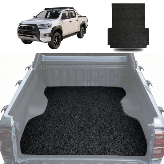 Honeycomb UTE Tub Mat Tray Liner for Toyota Hilux Double Cab 2015 - Current - Black