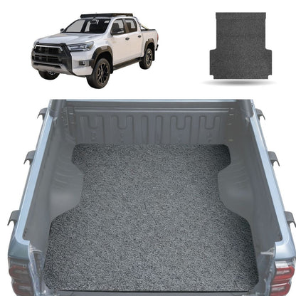 Honeycomb UTE Tub Mat Tray Liner for Toyota Hilux Double Cab 2015 - Current - Grey