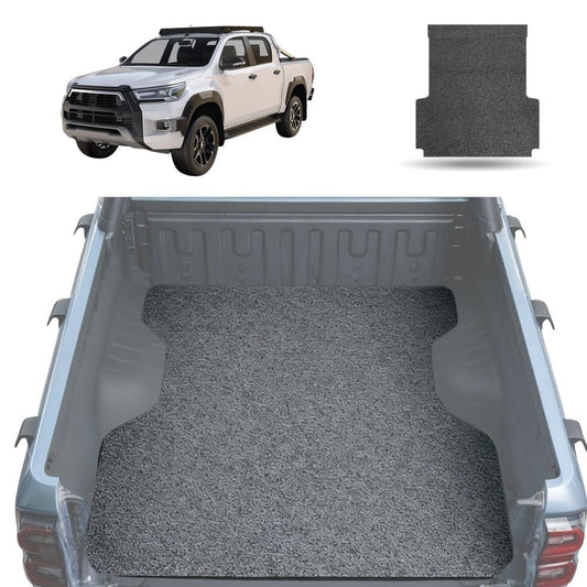 Honeycomb UTE Tub Mat Tray Liner for Toyota Hilux Double Cab 2015 - Current - Grey