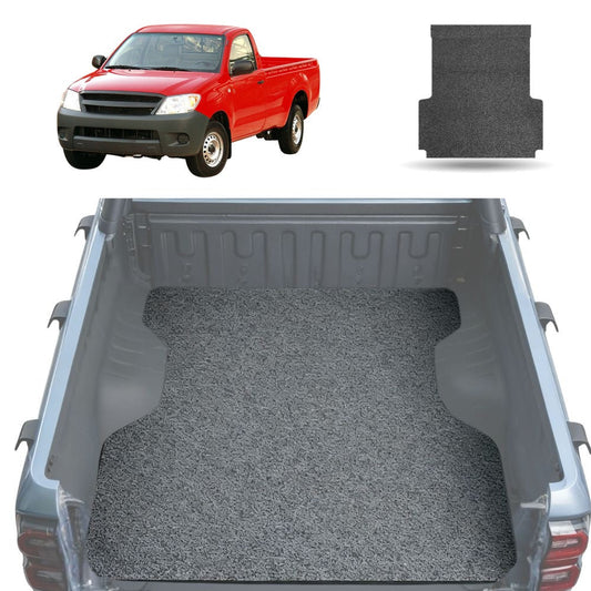Honeycomb UTE Tub Mat Tray Liner for Toyota Hilux Single Cab 2005 - 2015 - Grey