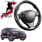 Black Samurai Segmented Steering Wheel Cover for Toyota Kluger 2014 - 2020 (XU50)