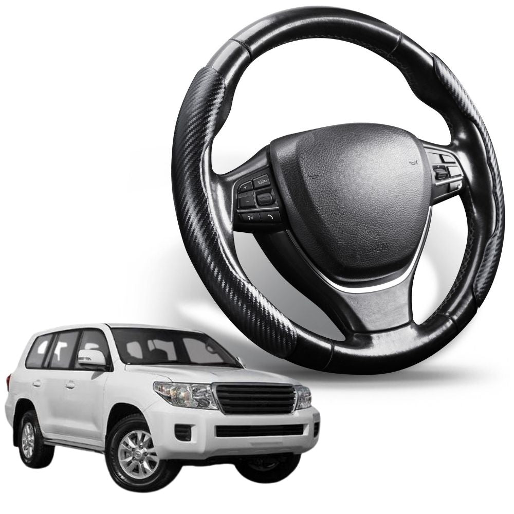 Segmented Steering Wheel Cover for Toyota LandCruiser 200 2012 - 2021 (GX GXL)
