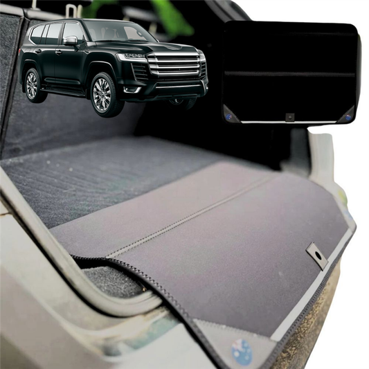 Rear Cargo Boot Bumper Protector for Toyota LandCruiser 300 2021 - Current - XL (98 x 55) - Black